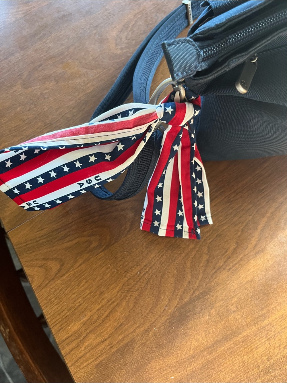Patriotic Red, White & Blue Star Stripe Scarf Wrap